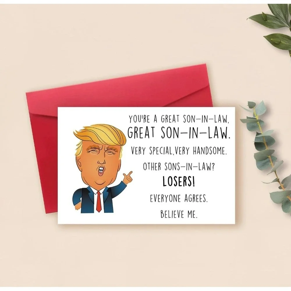 Funny Trump Son-in-law Father's Day Card Birthday Gift For Men Him‎ Idea